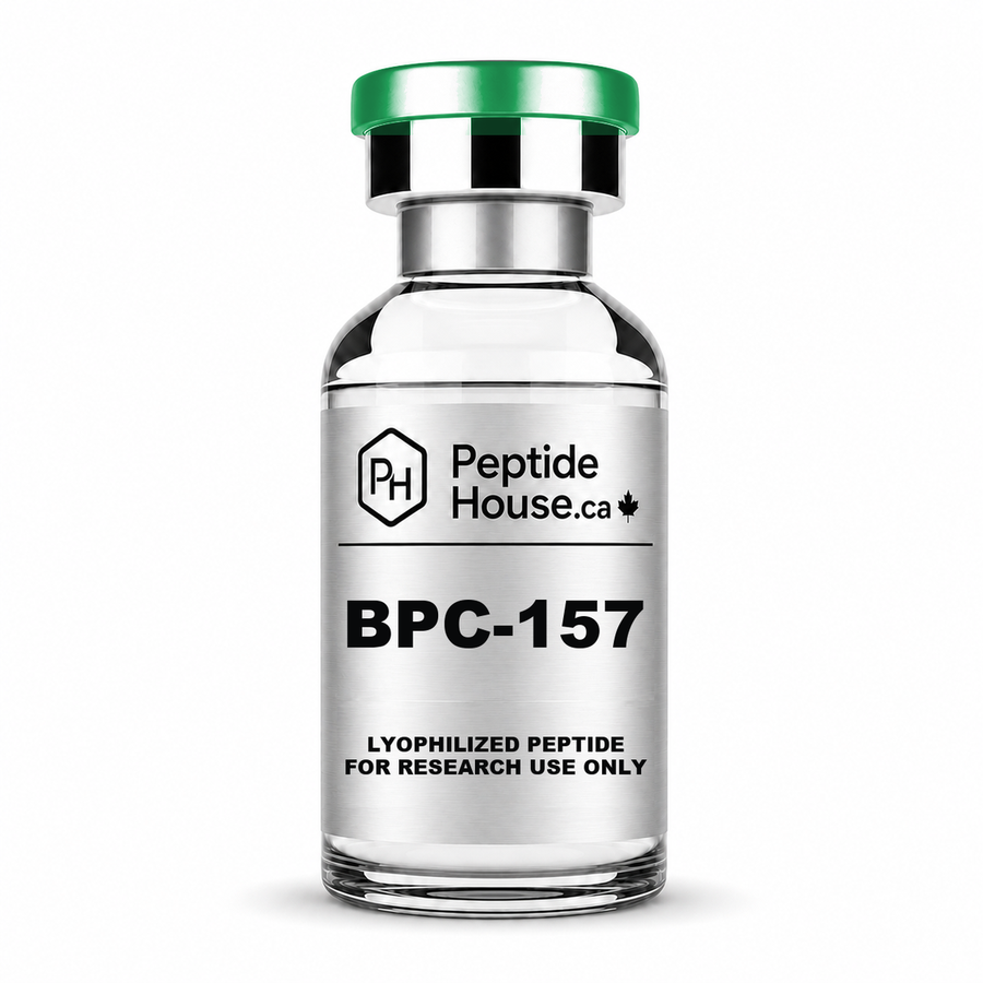 BPC-157 lyophilized peptide vial